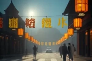 海边的第七封信封面，海边邮筒与退潮后的礁石